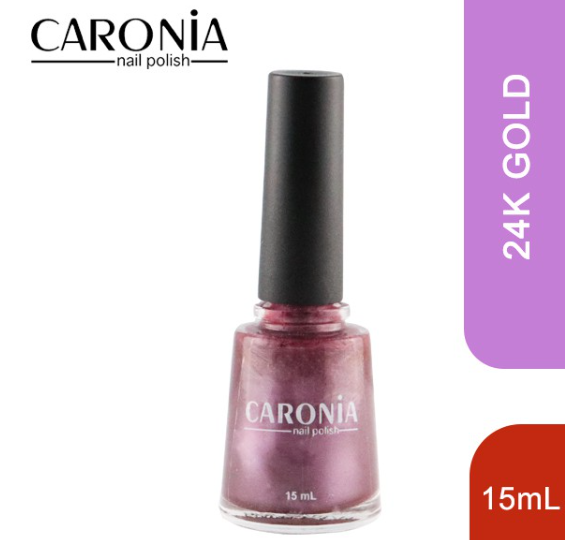 Caronia Nail Polish 24k Gold 15ML
