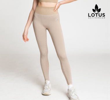 Lotus Activewear Valeria Seamless Ribbed Leggings