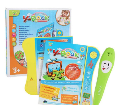YBOOK Pronunciation Speaking Learning Book with Pen for Kids (Battery-operated)