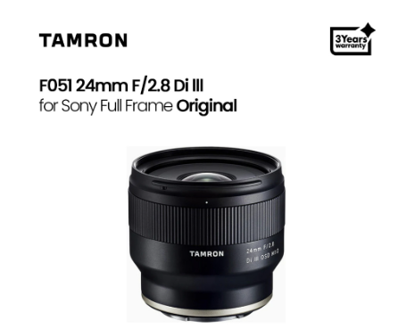 Tamron F051 24mm F/2.8 Di lll for Sony Full Frame Camera Lens