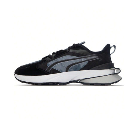 Puma Unisex Pwrframe OP-1 Stealth Casual Sneakers, Lightweight & Fashionable Low-Top Sports Shoes