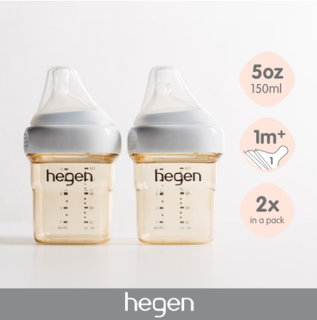 Hegen 5oz Feeding Bottle, 2-Pack
