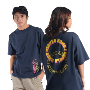 Infinitee Go Home Oversized T Shirt For Men Women Oversize Navy Blue Plus Size Shirt Top Tops Tshirt