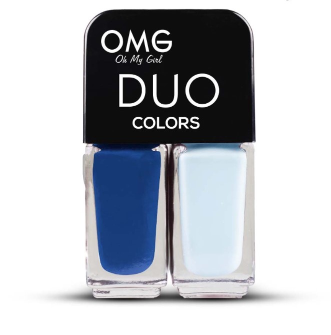 OMG Duo Nail Polish Carefree 5ml x 2