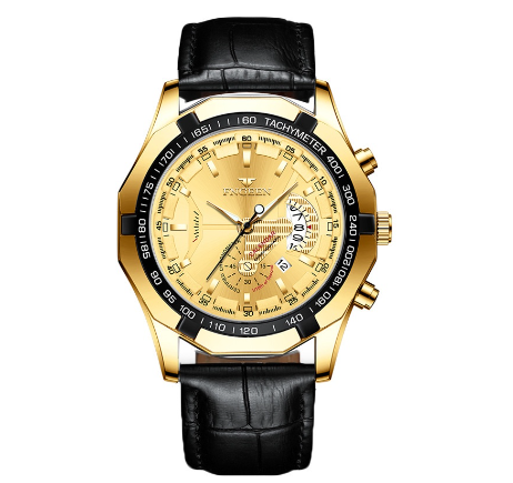FNGEEN Men Fashion Business Quartz Watch with Date M3