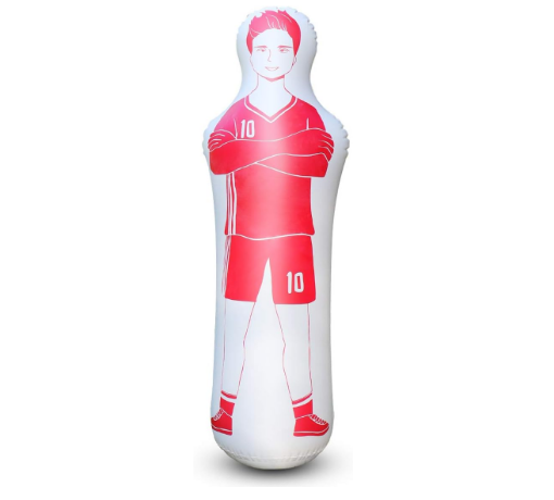 SUNSHINE-MALL Inflatable Soccer Dummy Goalkeepr Air Mannequin Free Kick Defender Wall Goalkeeper Defender Training for Children Adult
