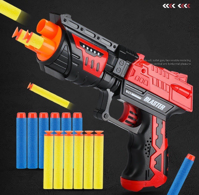 Toys For Kids Children SOft Bullet Gun Toys(with 12pcs bullet)