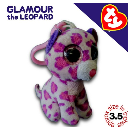 TY Key Clips-Chains Bag Charm Hanging Plushie Stuffed Toy Collection 1 PCC13