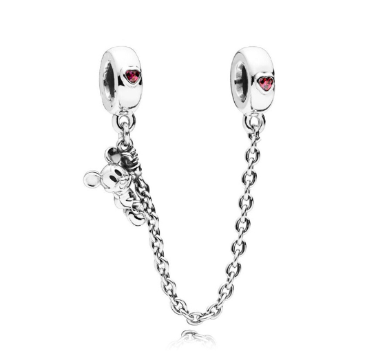 925 Silver Trinkets Balloon Charms Beads for Bracelet Pan Security Chain d048