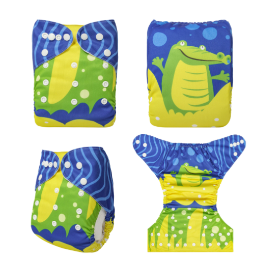 Alva Baby Cloth Diapers Washable Reusable Real Cloth Pocket Nappy Diaper Only D8