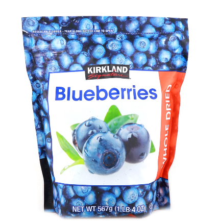 Kirkland Signature Whole Dried Blueberries 567g