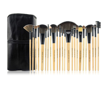 LAMUSELAND 24Pcs/Set Makeup Brush Set Tools Toiletry Kit Wool Brand Make Up Brush Set