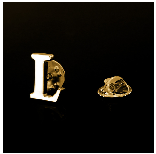 Fashion A-Z Alphabet Brooch Women Men Badges Gold Color Initial Letter Brooches Metal Pins Accessories Jewelry Gift L