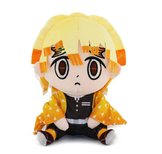 20CM Demon Slayer Plush Toys Kawaii Kamado Tanjirou Agatsuma Zenitsu Kamado Nezuko Stuffed Dolls Lovely Pillow DS4