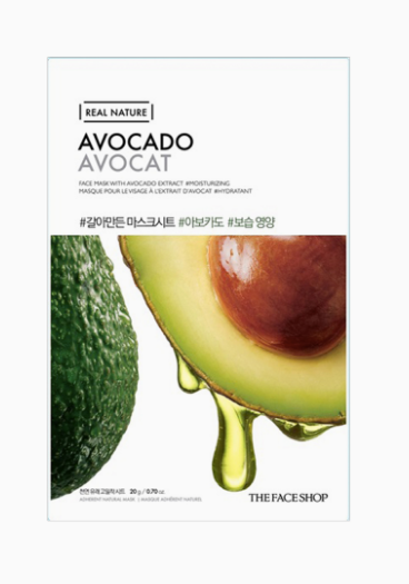 The Face Shop Real Nature Avocado Face Mask