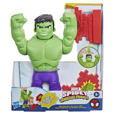 Disney Jr. Marvel Spidey and His Amazing Friends Power Smash Hulk Figure