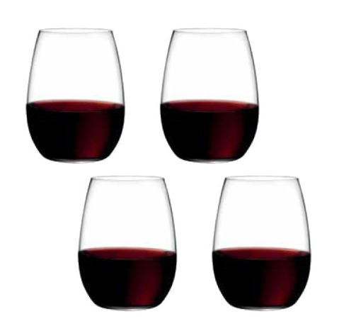 Pasabahce Crystal Pure Bordeaux Wine Glass 610cc 20 1/4oz, Set of 4 (64025 4s)