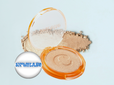 Colourette Colourbounce Jelly-to-Powder Highlighter in Snowflake [Ultra-blendable, Longwearing]