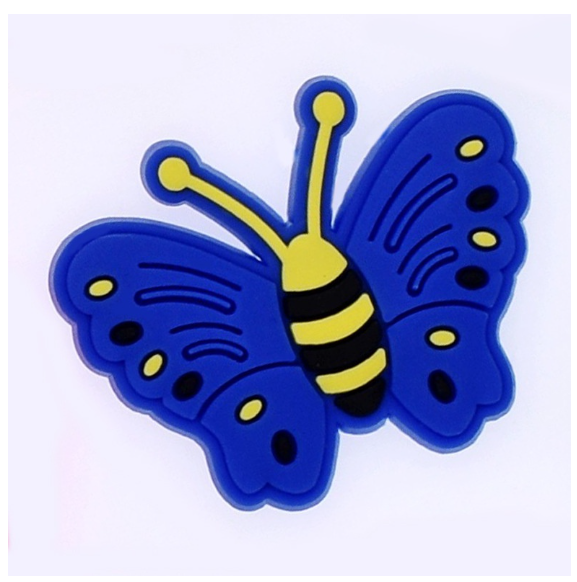 Cartoon Butterflies jibbits croc Pins for Shoes Decoration High Quality S9