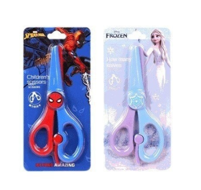 Genuine Disney High Quality Children's Scissors Student Scissors Protective Safety Handmade