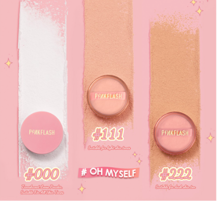 PINKFLASH #OhMySelf Oil Controller Matte lightweight Translucent Lasting all-day Loose Setting Powder