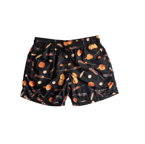 TEAM MANILA STREETFOOD SHORTS BLACK