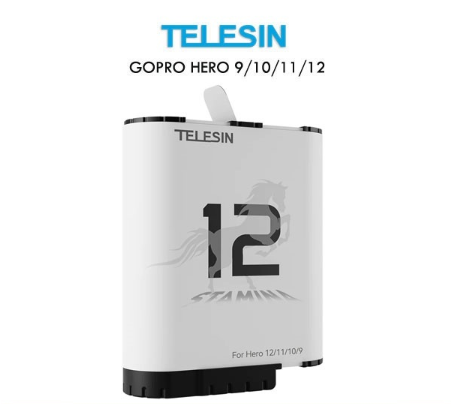 Telesin Rechargeable Battery for GoPro Hero 7, Hero 6, Hero 5 Action Cameras GP-BTR-502