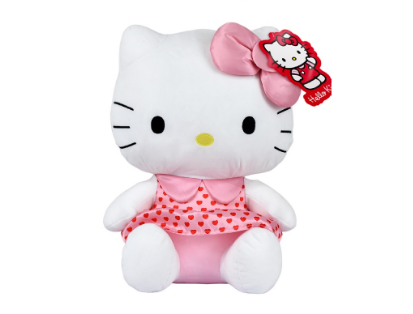 Hello Kitty in Heart Dress Pink 15 Inch Collectible Plush