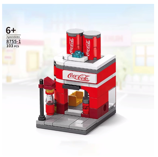 City Series 6 IN 1 SWAT Engineering Vehicle Educational Toy Model Block Toys Boy Children's Day Gift B48