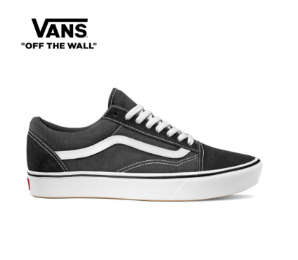 Vans Comfycush Old Skool(Classic) Black/True White Sneakers For Unisex