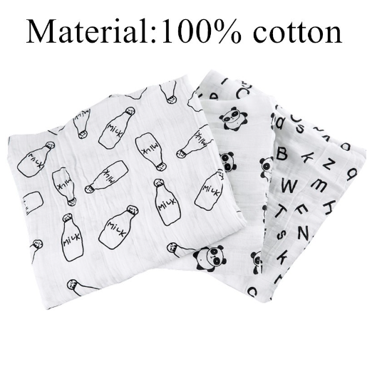 Stocks Cotton Baby Swaddle Blanket Stroller Player S9