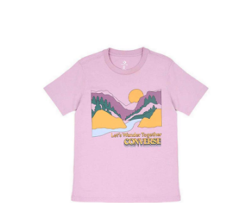 Converse Outdoors Art Women's Tee - Phantom Violet