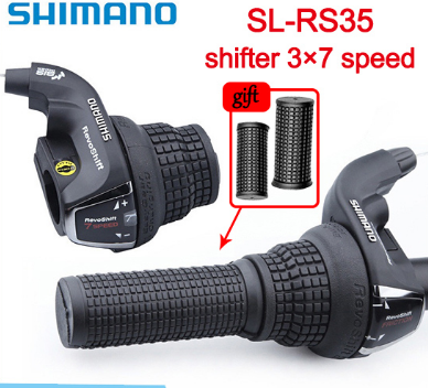 Shimano shifter 7 Speed MTB SL-RS35 shifter 3×7 speed Twist Grip Shifter Lever Revoshift Black