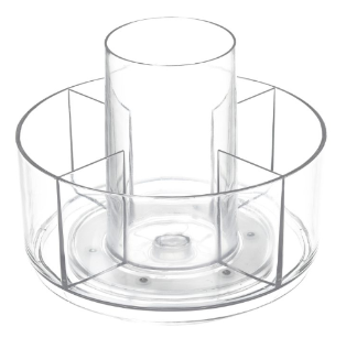 Furniture Source Varina Deep Turntable (Clear)