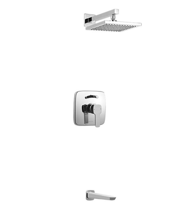 Delta Kami Collection 33985 In-Wall Tub & Shower