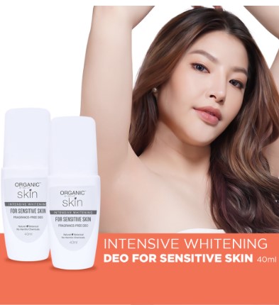 Buy 1 Take 1 Organic Skin Japan Unscented Intensive Whitening Underarm Deodorant Deo Roll on for Sensitive Skin