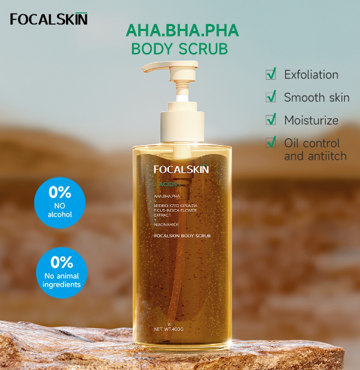Focalskin AHA-BHA-PHA 30 Days Acne Clear Body Scrub