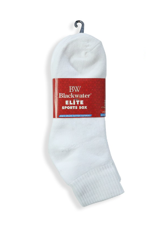 Blackwater Elite Sox BW Men Sports Terry Ankle Socks