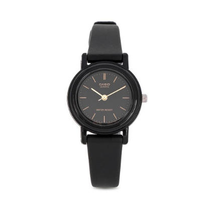 Casio Black Resin Strap Quartz Watch for Women