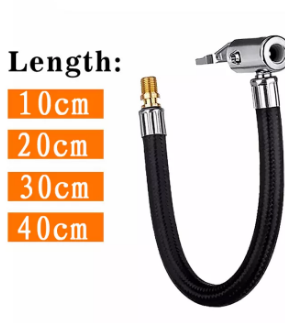 Car Tire Air Inflator Hose Inflatable Pump Extension Tube Adapter Twist Tyre Air Connection Locking Air Chuck Bike Motorcycle