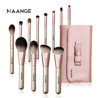 MAANGE 12Pcs Professional Make Up Brush Set High Quality Microcrystalline Wool