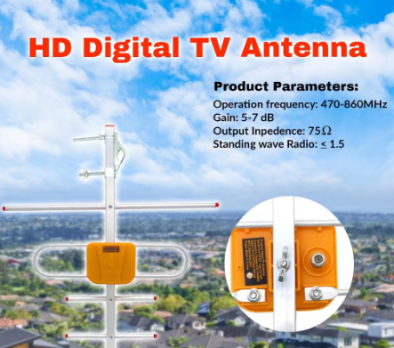 NEW HD Digital TV Antenna Digital TV Aerial FOR TV Plus TVplus Antenna