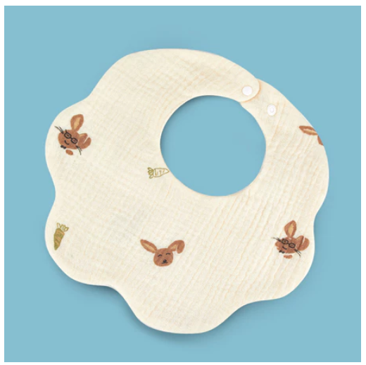 Einmilk Baby Bandana Dribble Bibs 360 Rotate Drool Bibs or Petal Bib Cotton Super Soft & Absorbent B7