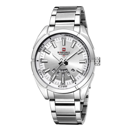 Naviforce NF9038 Men Top Brand Full Steel Waterproof Casual Quartz Date Sport Military Wrist Watch 007