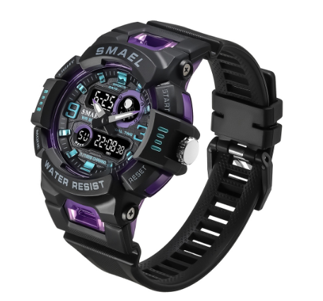 Original Luxury Fashion Spaceman Watch Men Women Waterproof Luminous Watch Sports Watch PURPLE