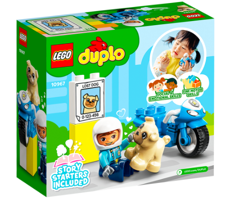 Lego 10967 Duplo Police Motorcycle 5 pcs Building Blocks