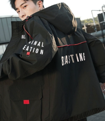 Korean Fashion Bomber Jackets Windbreak Coat Sports Outdoor Cool Men Top
