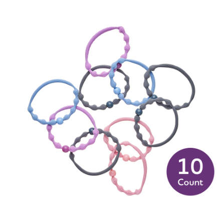 Goody Ouchless Forever Hair Elastics Medium, 10ct