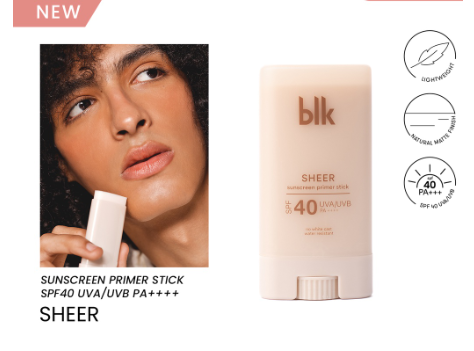 blk cosmetics universal sheer sunscreen primer stick SPF 40 UVA/UVB PA++++