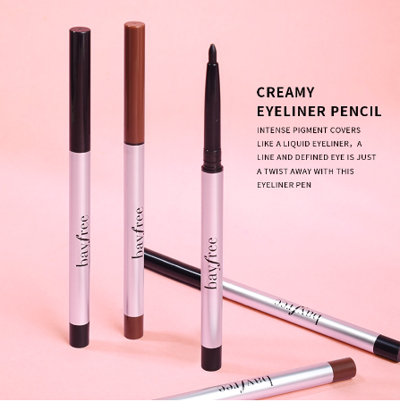 Bayfree Ultra-fine Gel Eyeliner Creamy Eyeliner Pencil Smudge Proof Waterproof And Long-lasting 2 Color Eye Makeup